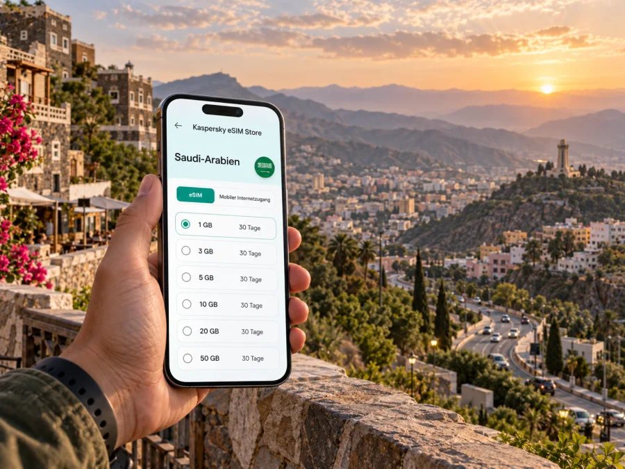 eSIM für Abha: Mobiles Internet in Saudi-Arabien