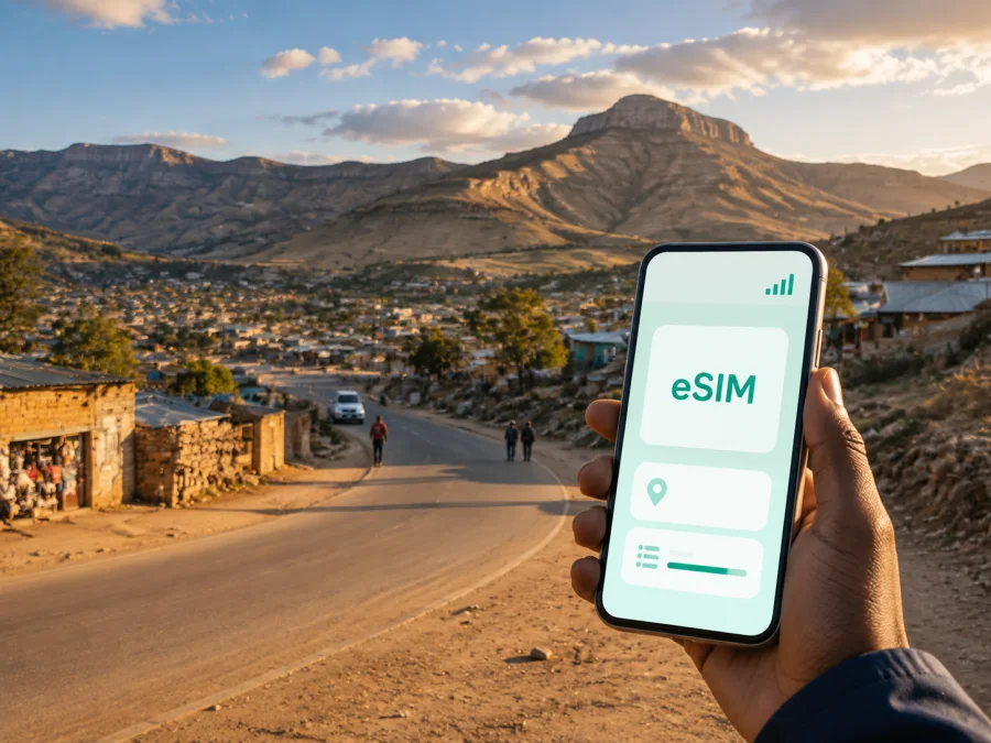 eSIM für Leribe: mobiles Internet in Lesotho