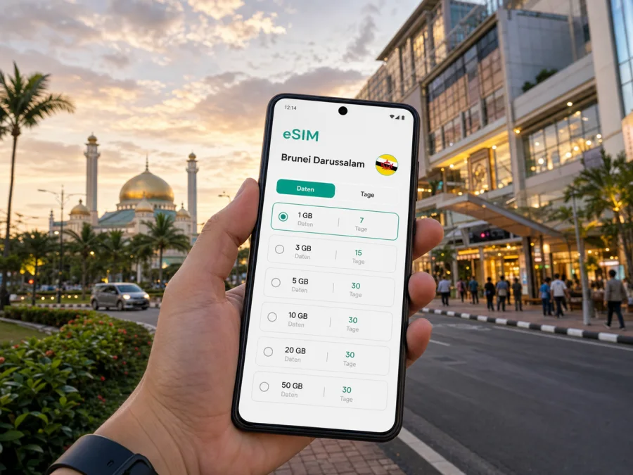 Gadong eSIM: Internet für die Reise
