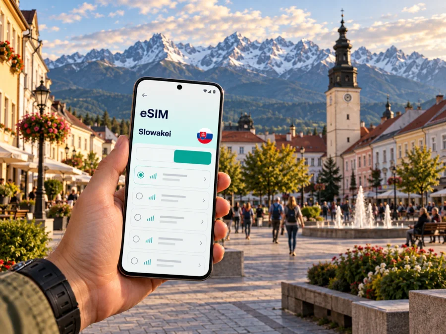 eSIM für Poprad: mobiles Internet in der Hohen Tatra
