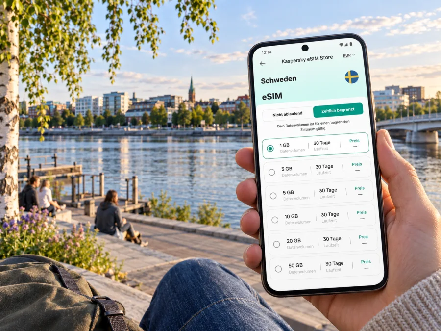 Umeå eSIM: Mobiles Internet für Ihre Reise