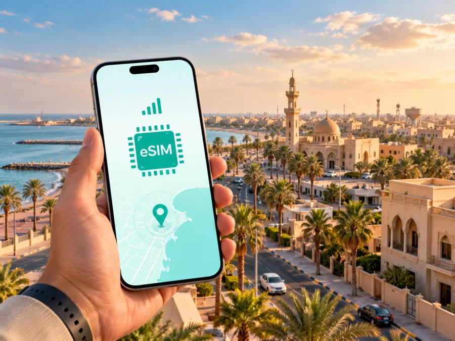 eSIM für Ahmadi: mobiles Internet in Kuwait