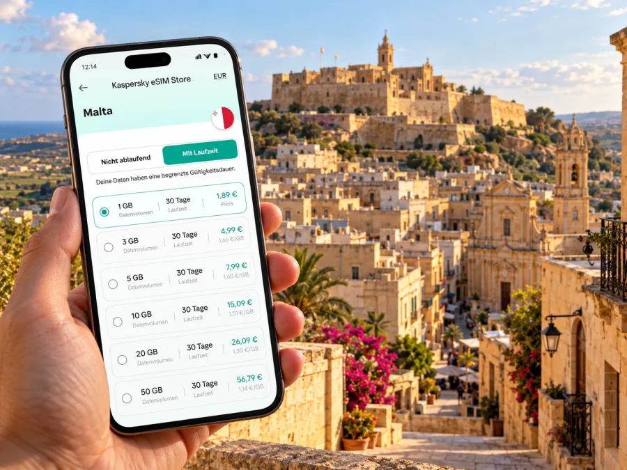 eSIM für Victoria auf Gozo: mobiles Internet in Malta