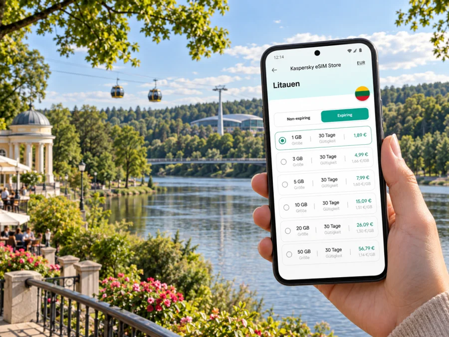 eSIM für Druskininkai: mobiles Internet in Litauen