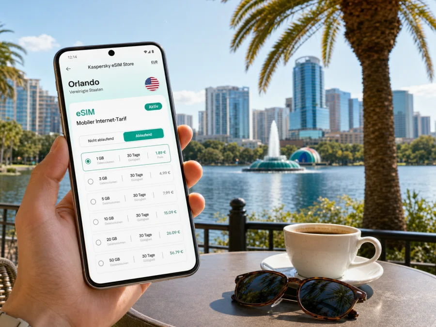 Orlando eSIM: mobiles Internet für Ihre Reise