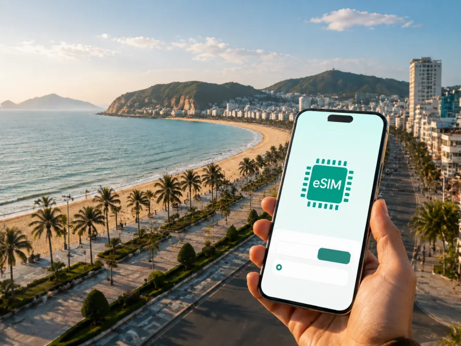 Quy Nhon eSIM: Mobiles Internet in Vietnam