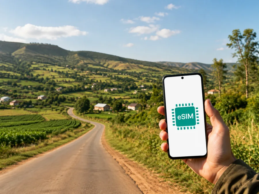 Malkerns eSIM: Mobiles Internet für die Reise