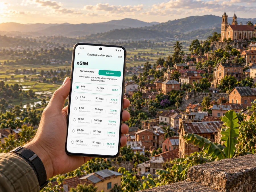 Fianarantsoa eSIM: Mobiles Internet in Madagaskar