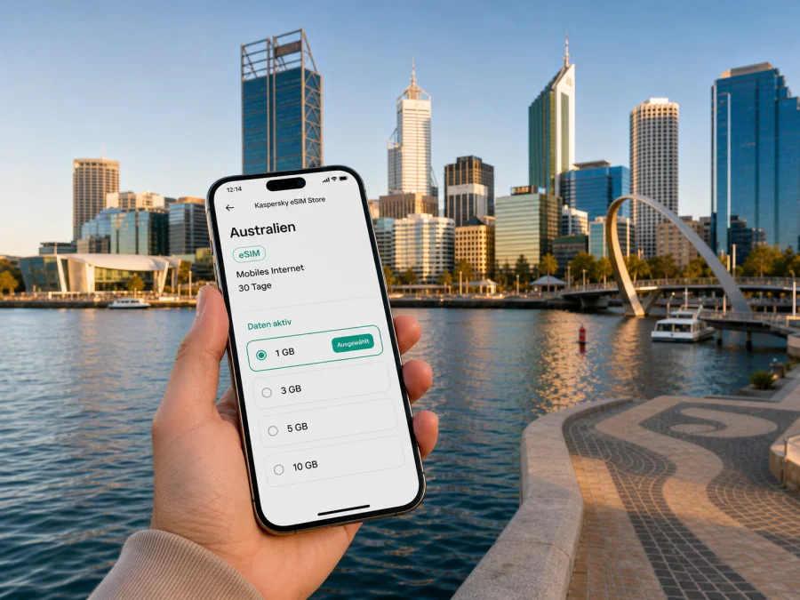 Perth eSIM: mobiles Internet für Australien
