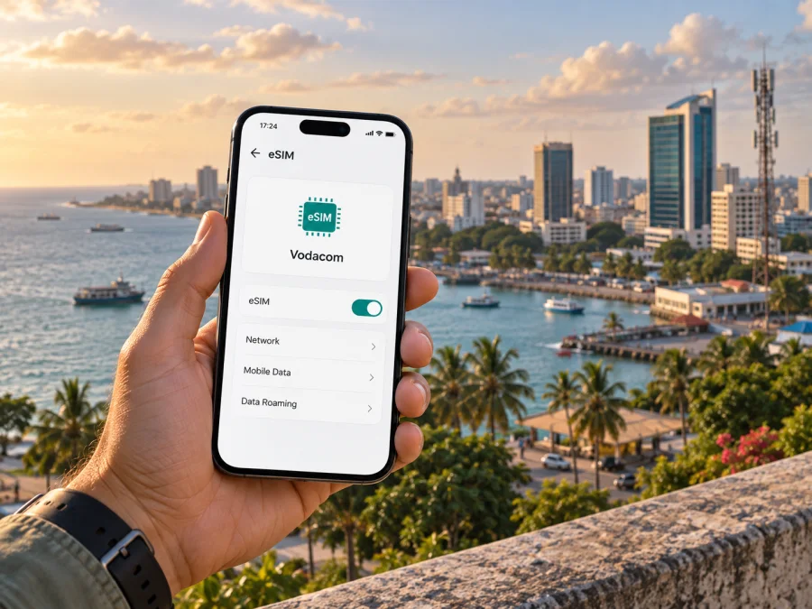 Vodacom eSIM in der Vereinigten Republik Tansania