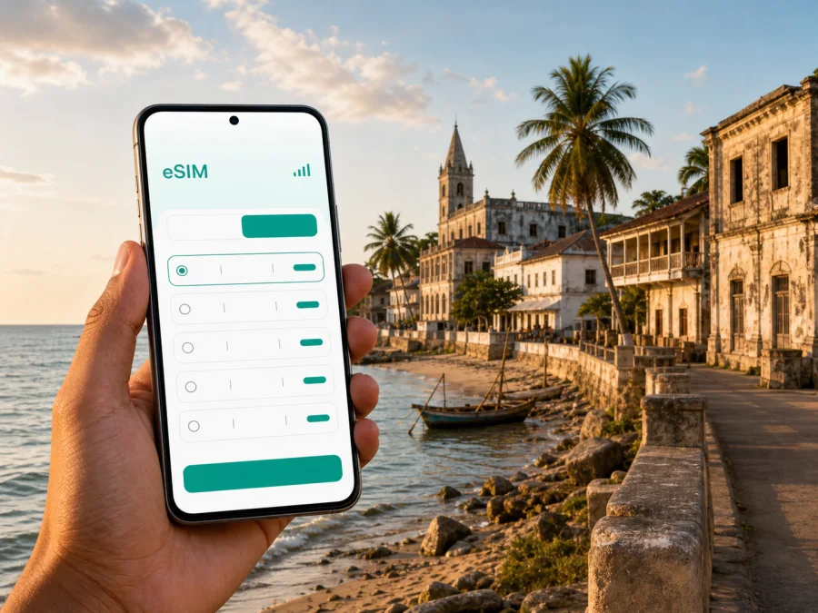 eSIM für Bagamoyo: Internet unterwegs