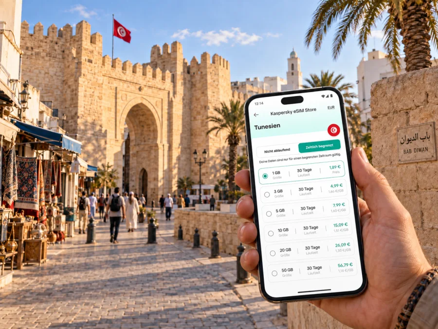 Sfax eSIM: Mobiles Internet in Tunesien