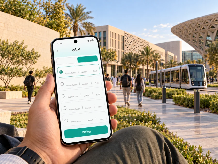 Education City: eSIM für mobiles Internet in Katar