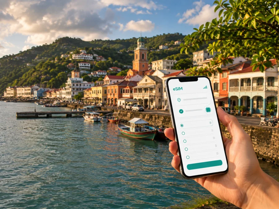 Grenville eSIM: Mobiles Internet in Grenada