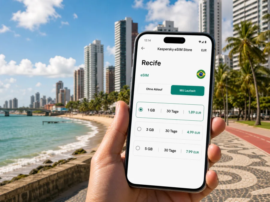 eSIM Recife: mobiles Internet für die Reise