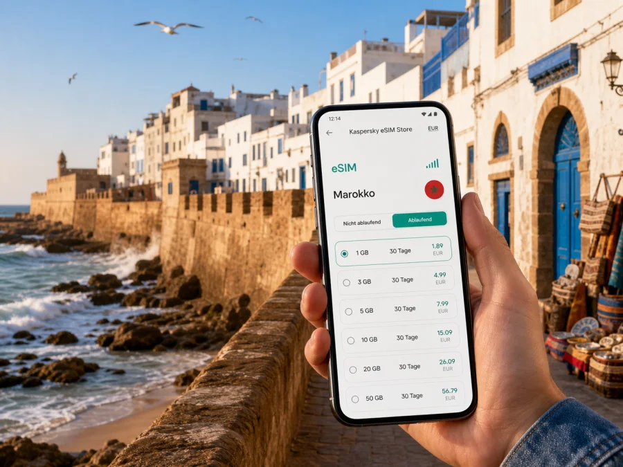Essaouira eSIM: Internet und mobile Verbindung
