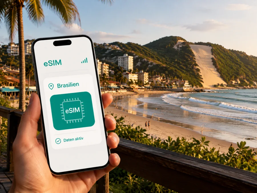eSIM für Natal: mobiles Internet in Brasilien