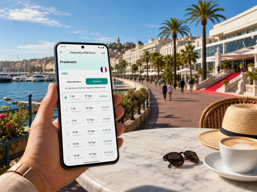 Cannes eSIM: Internet und mobile Verbindung
