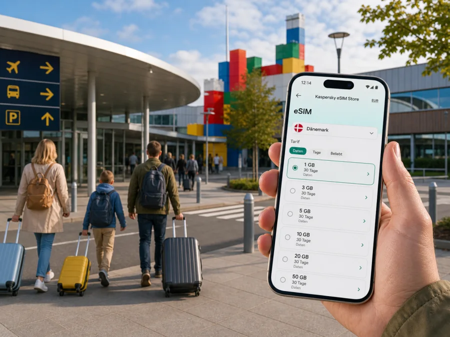 Billund eSIM: Internet für Ihre Reise