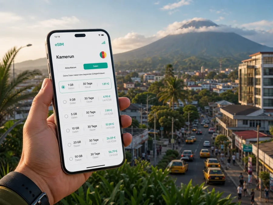 Buea eSIM: mobiles Internet in Kamerun