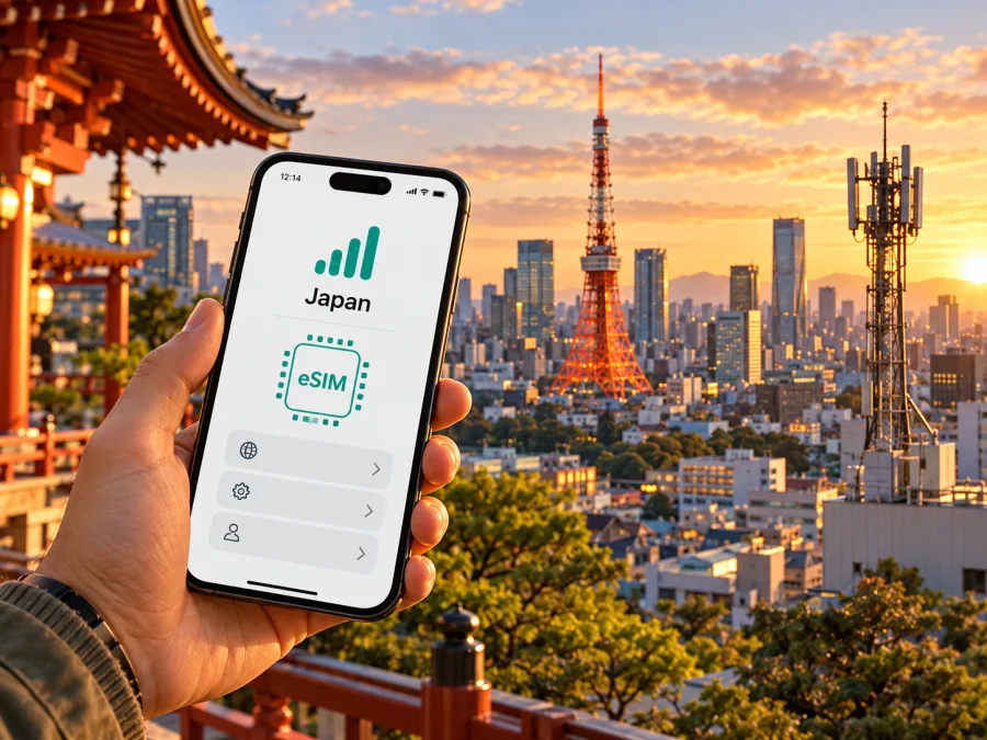 b-mobile eSIM in Japan: Hinweise für Reisende