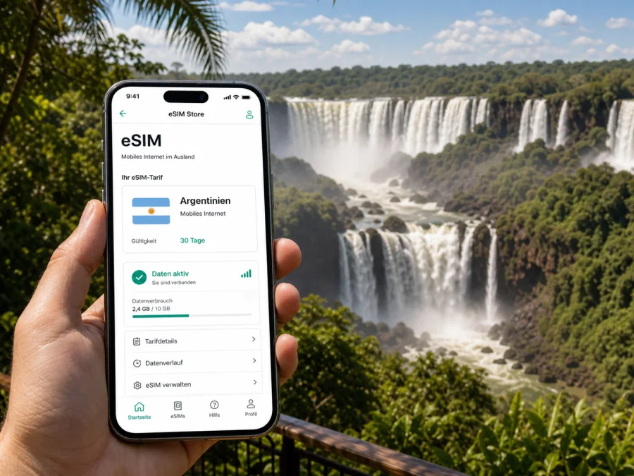 Puerto Iguazu eSIM: Internet für die Reise