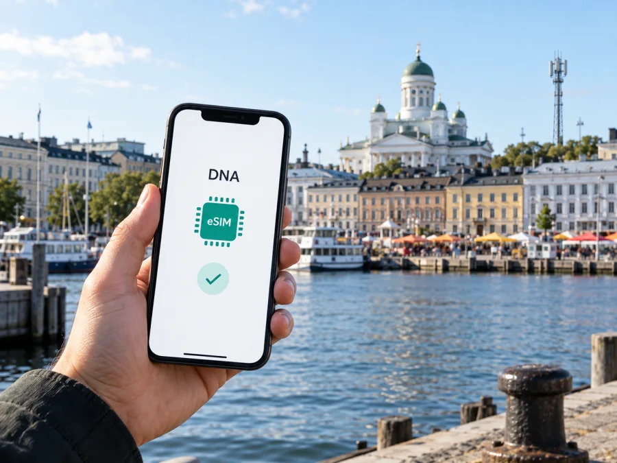 DNA eSIM in Finnland: Aktivierung und Reisehinweise