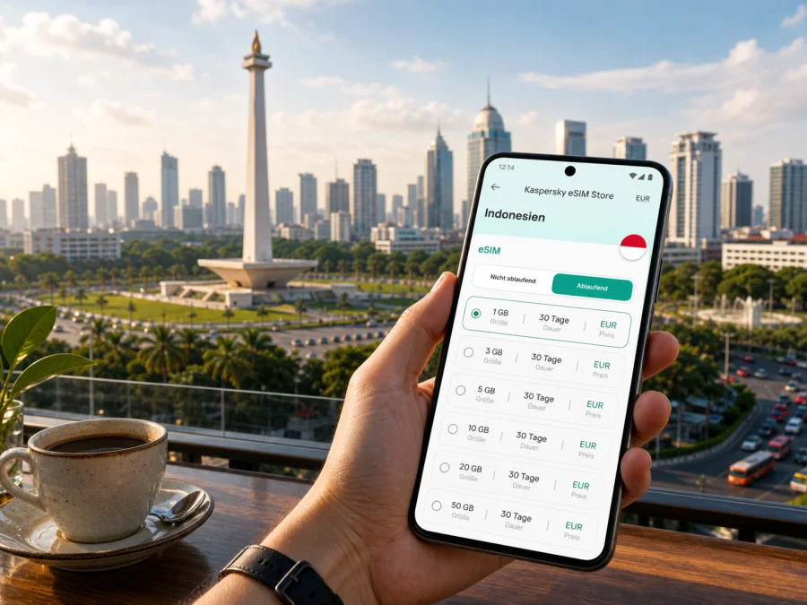 Jakarta eSIM: Internet und mobile Verbindung