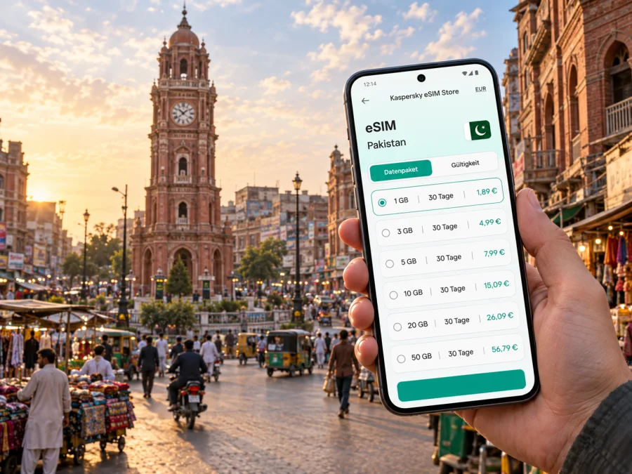 Faisalabad eSIM: mobiles Internet für die Reise