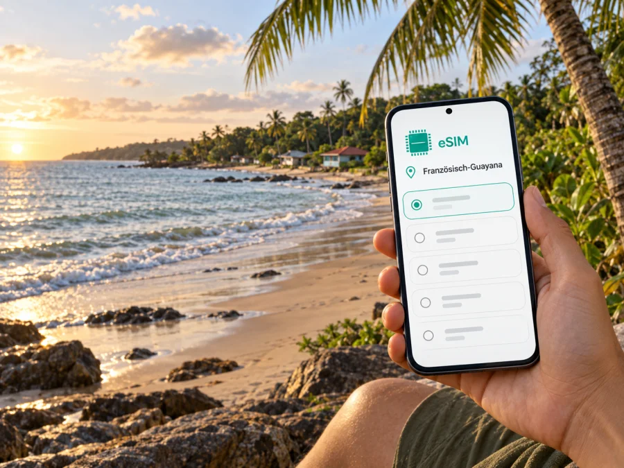 Awala-Yalimapo: eSIM und mobiles Internet