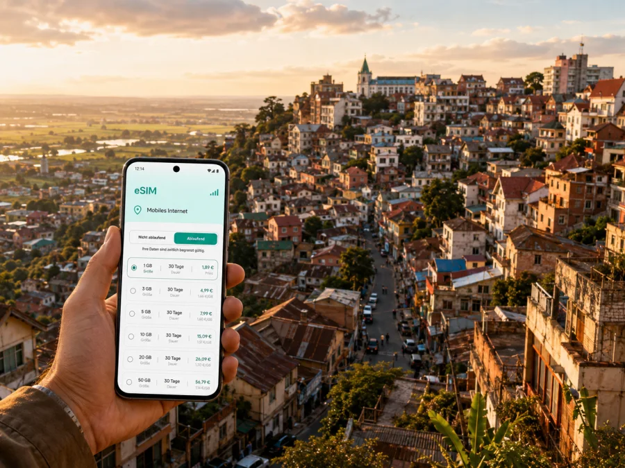 Antananarivo eSIM: mobiles Internet in Madagaskar