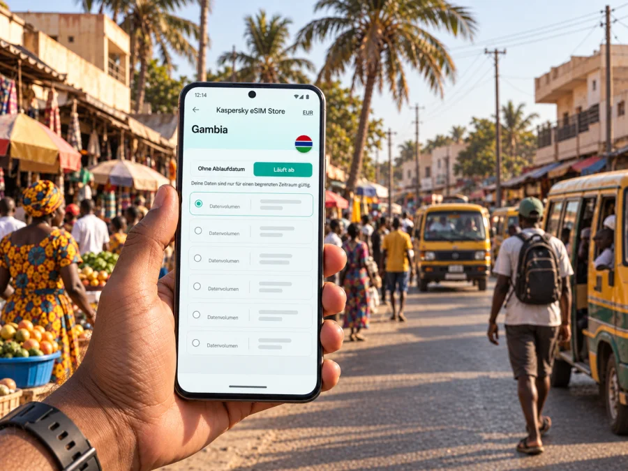 Serekunda eSIM: mobiles Internet in Gambia