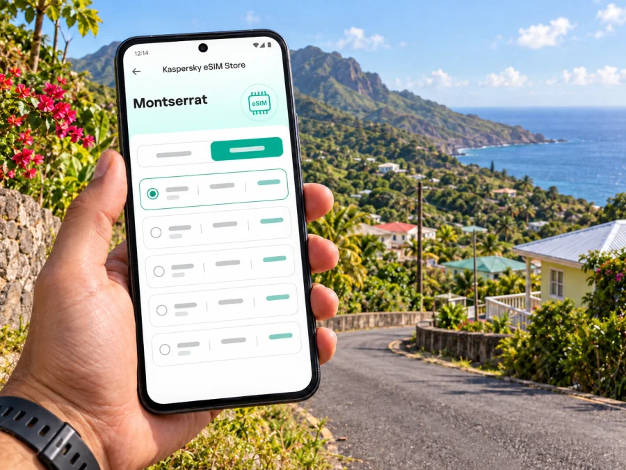 Olveston eSIM: Mobiles Internet auf Montserrat