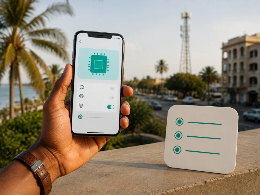 Africell eSIM in Gambia: Aktivierung und Hinweise