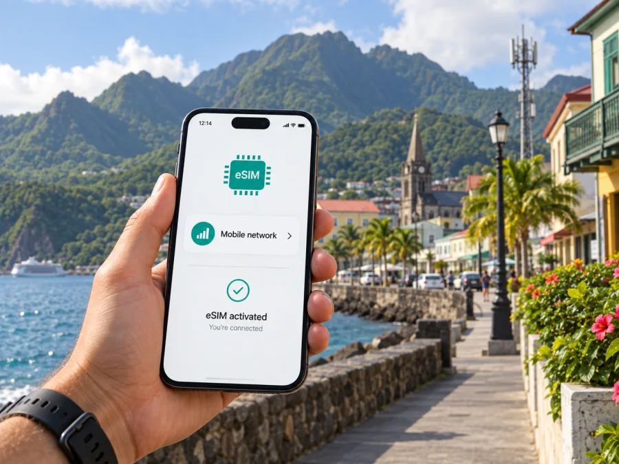 Digicel eSIM in Dominica: Besucherinfos