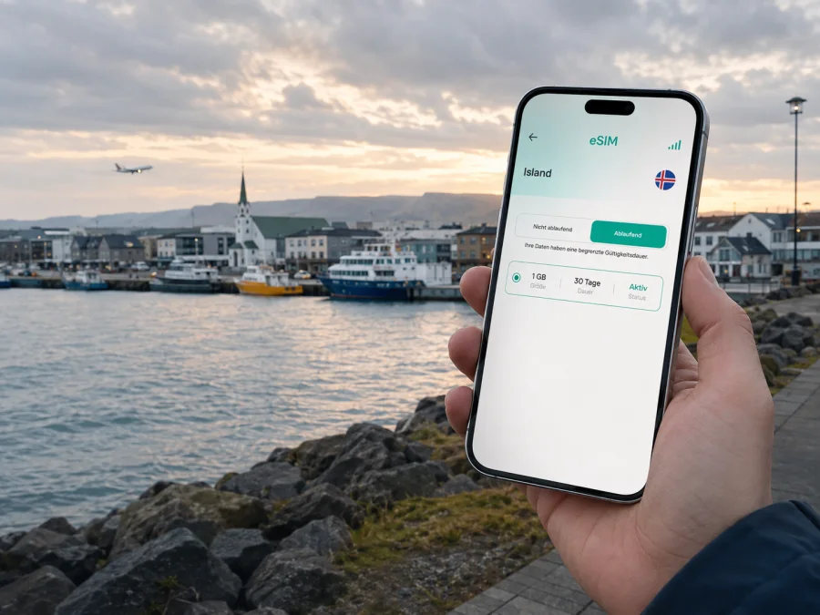 eSIM für Keflavik: mobiles Internet in Island