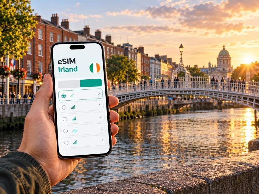 Dublin eSIM: Mobiles Internet für die Reise