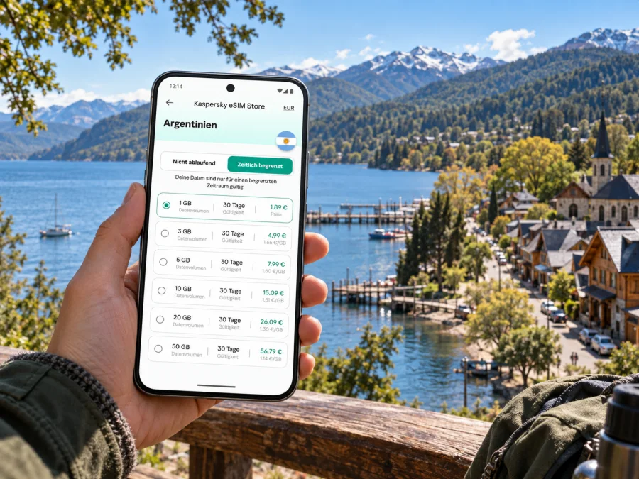 San Martin de los Andes: eSIM für mobiles Internet