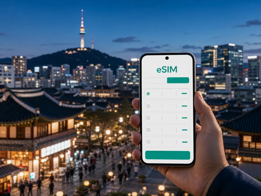 Seoul eSIM: mobiles Internet in Südkorea