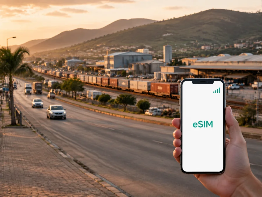 Matsapha eSIM: mobiles Internet in Swasiland