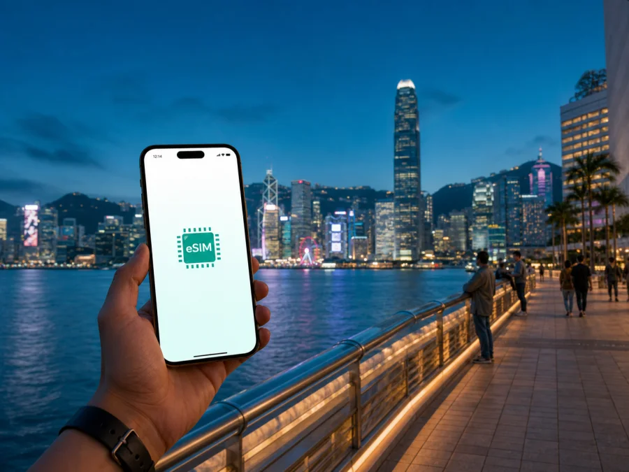 eSIM für Tsim Sha Tsui: Internet unterwegs