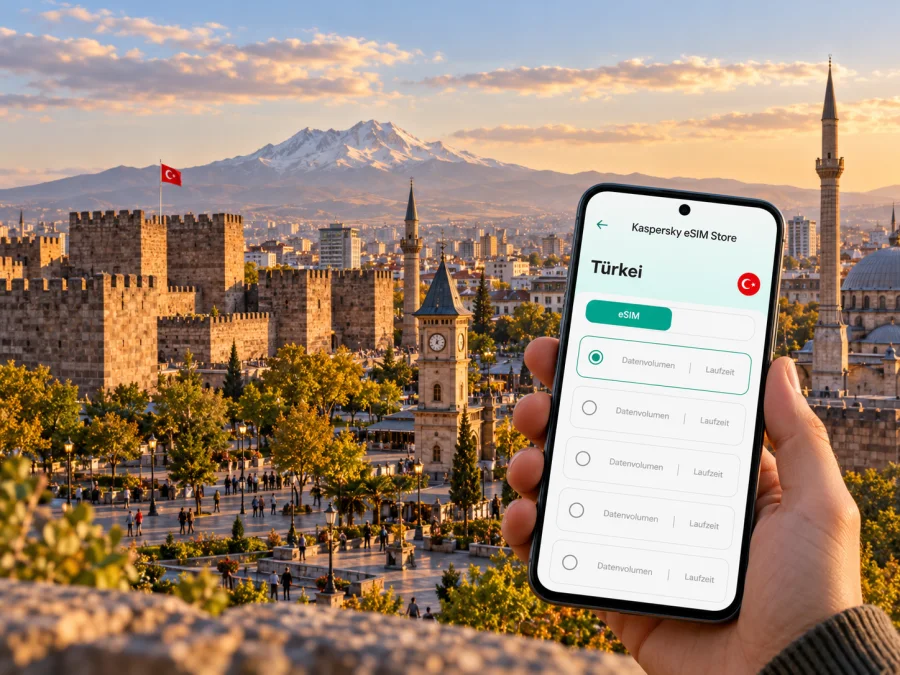 Kayseri eSIM: Mobiles Internet in der Türkei
