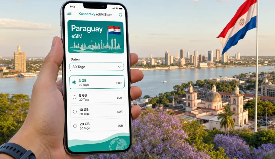 eSIM Paraguay: Internet und mobile Verbindung