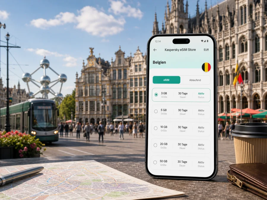 eSIM Brüssel: mobiles Internet für die Reise