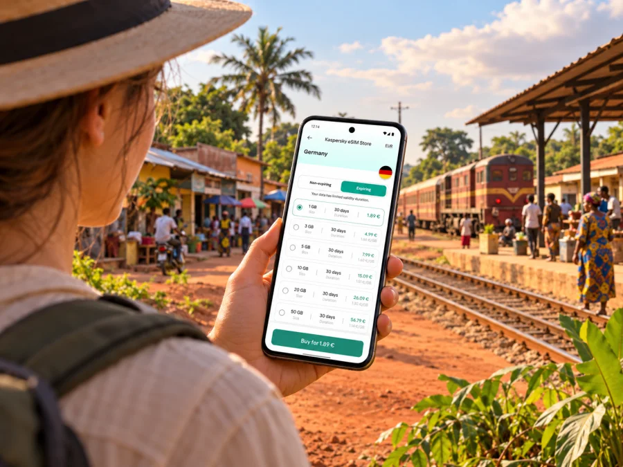 eSIM für Nkayi: mobiles Internet in der Republik Kongo