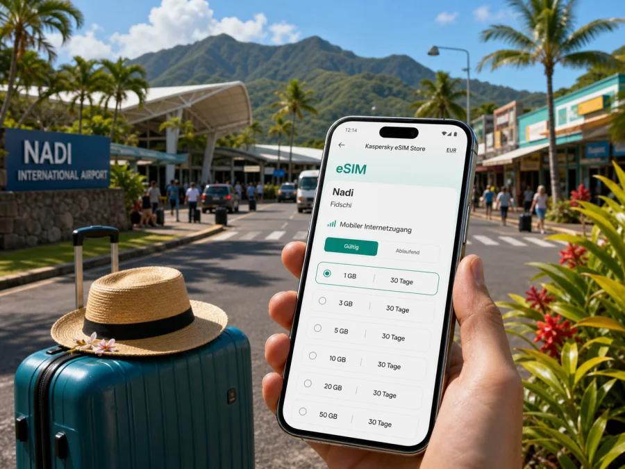 eSIM in Nadi: mobiles Internet für die Reise