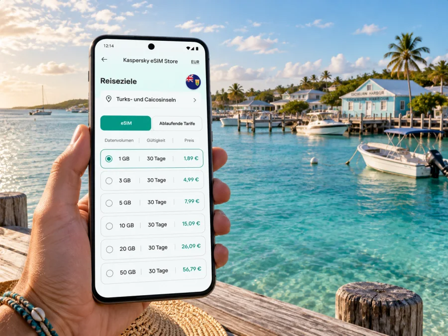 South Caicos eSIM: Mobiles Internet auf der Insel