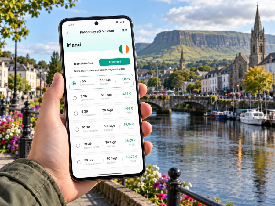 eSIM für Sligo: Mobiles Internet in Irland