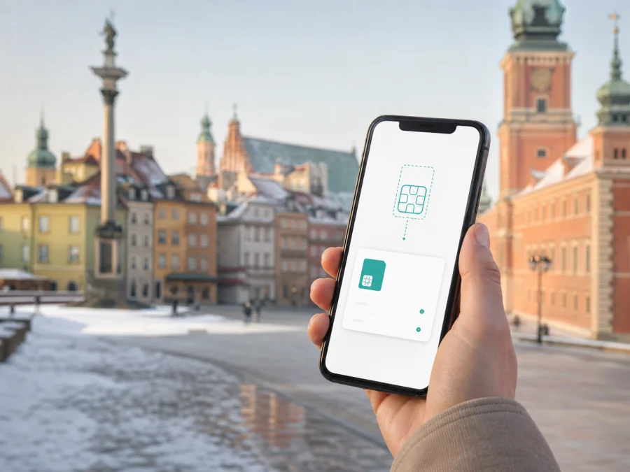 Plus eSIM in Polen: Was Sie prüfen sollten