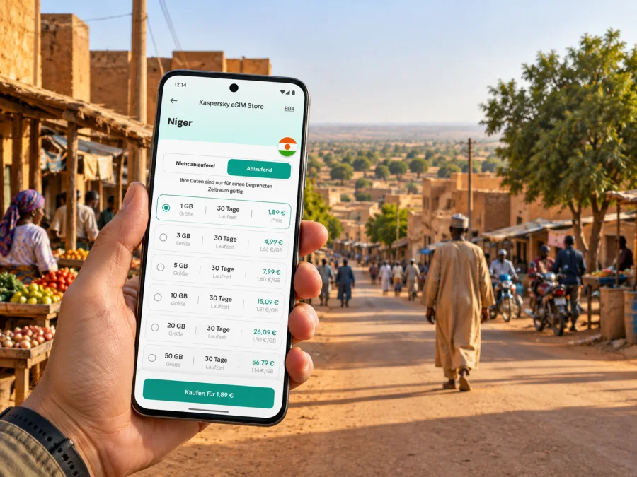 eSIM in Birni-N'Konni: Mobiles Internet in Niger